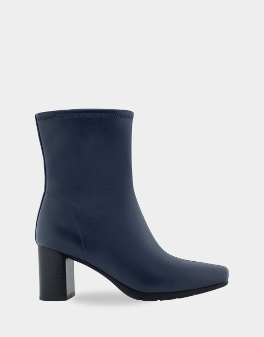 Miley Navy Stretch Pu Leather