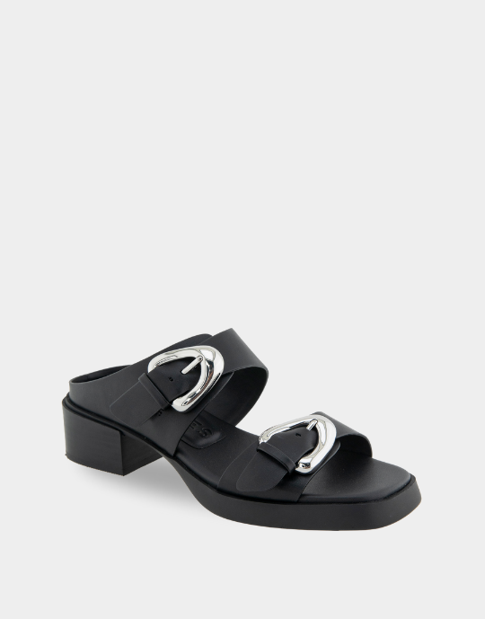 Domian Black Faux Leather *