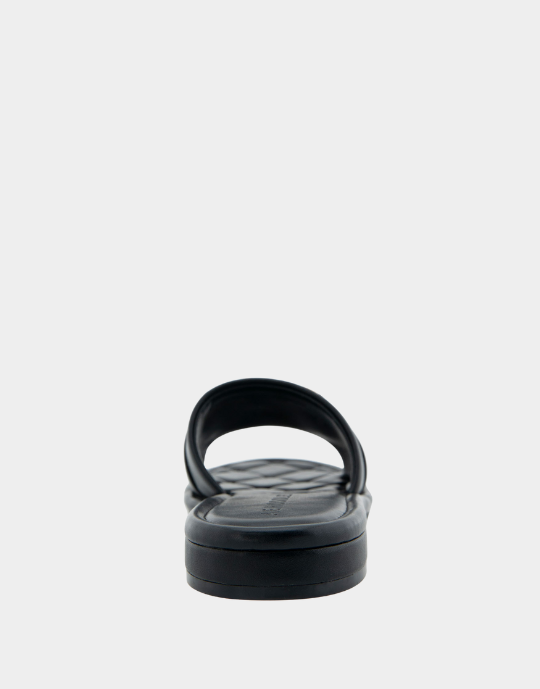 Big Charm Black Faux Leather