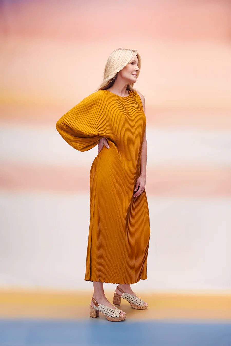 Cornelia Natural Tan Embroidered Raffia