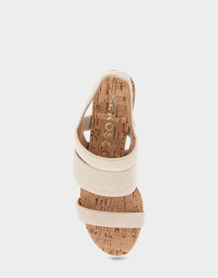 Chara Natural Linen Elastic Fabric