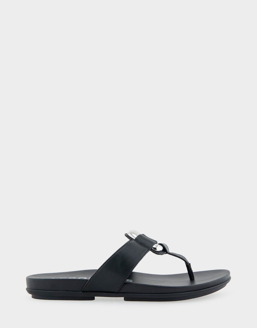 Fallon Black Faux Leather