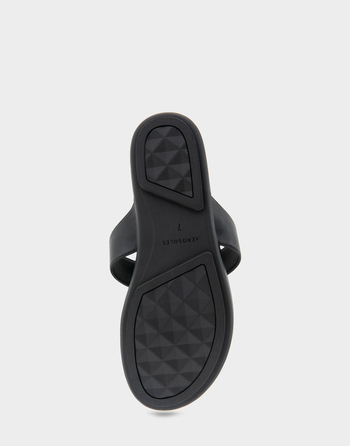 Fallon Black Faux Leather