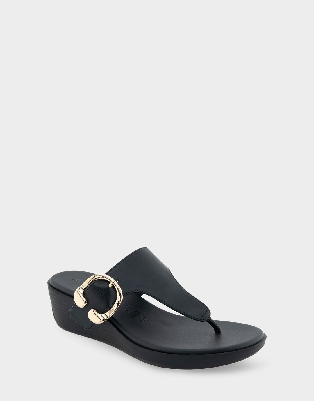 Izola Black Faux Leather